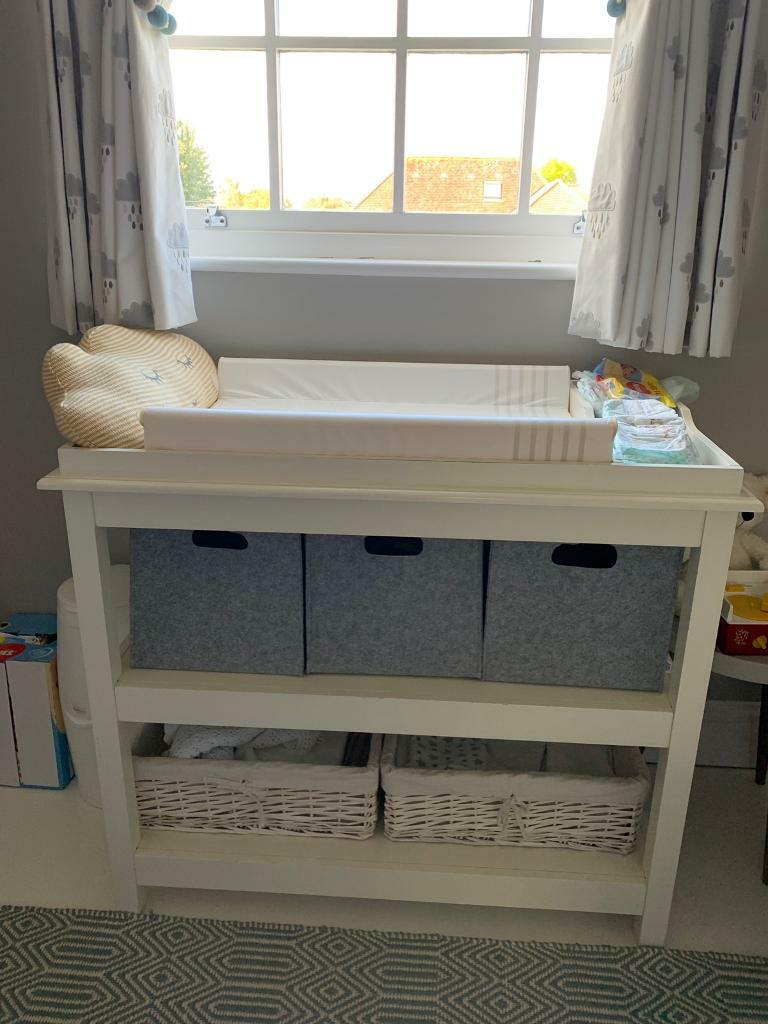 white company changing table